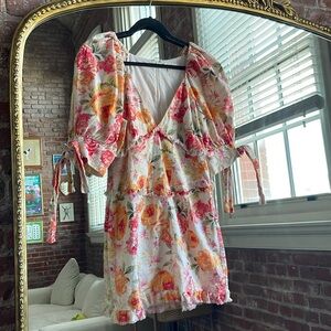 For Love & Lemons Linen Dress